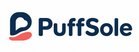 PuffSole logo in deep navy and soft coral